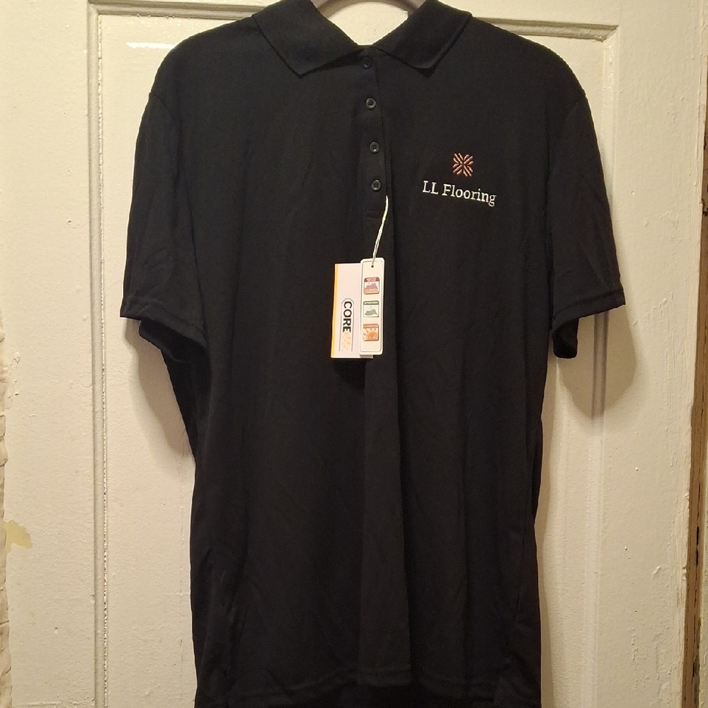 LL Flooring Black Women's Polo Shirt (Can332)